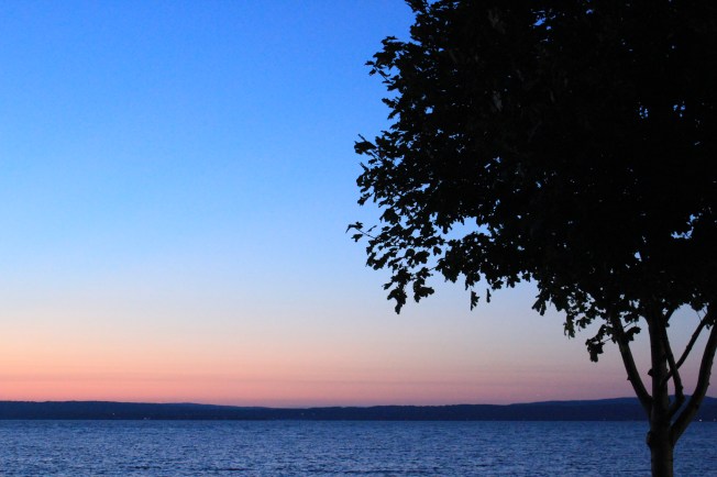 Sunset on Lake Michigan 7-10-13