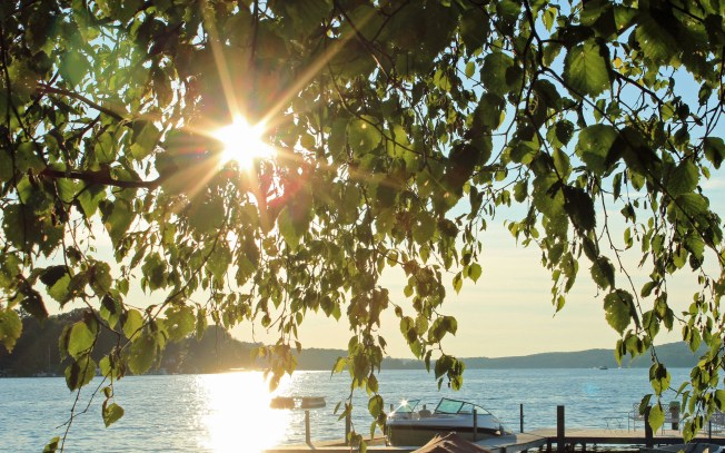 Sunset on Walloon Lake 7-12-13