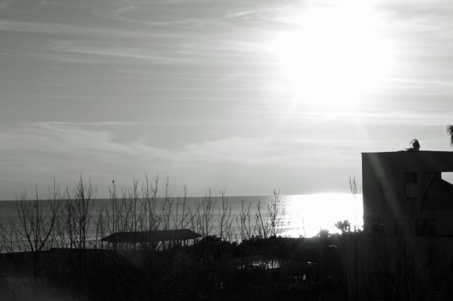 Sunset in Monochrome